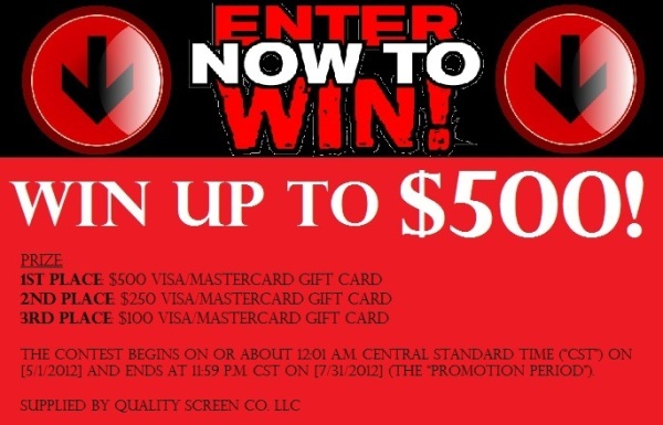 Win Up to $500!